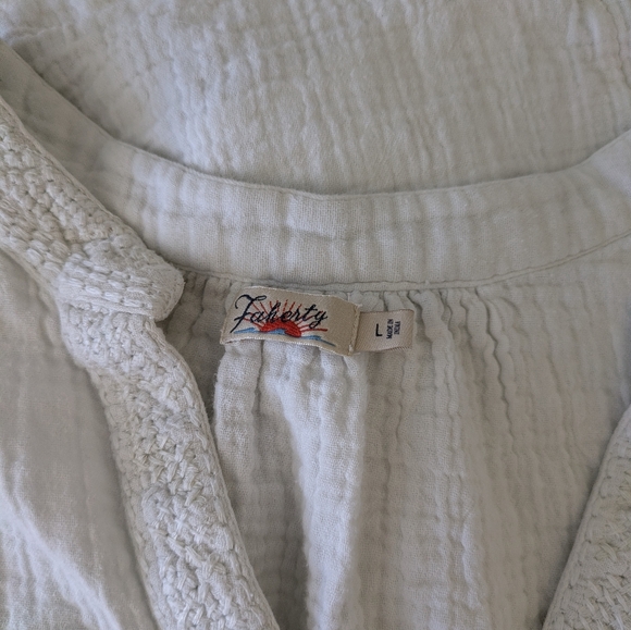 Faherty Dream Cotton Gauze Lucia Dress - Picture 6 of 6